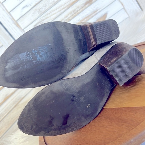 Jeffery Campell Glesson Heel Long Pointed Toe Taupe Suede Boot Revolve Size 8 - Picture 8 of 8